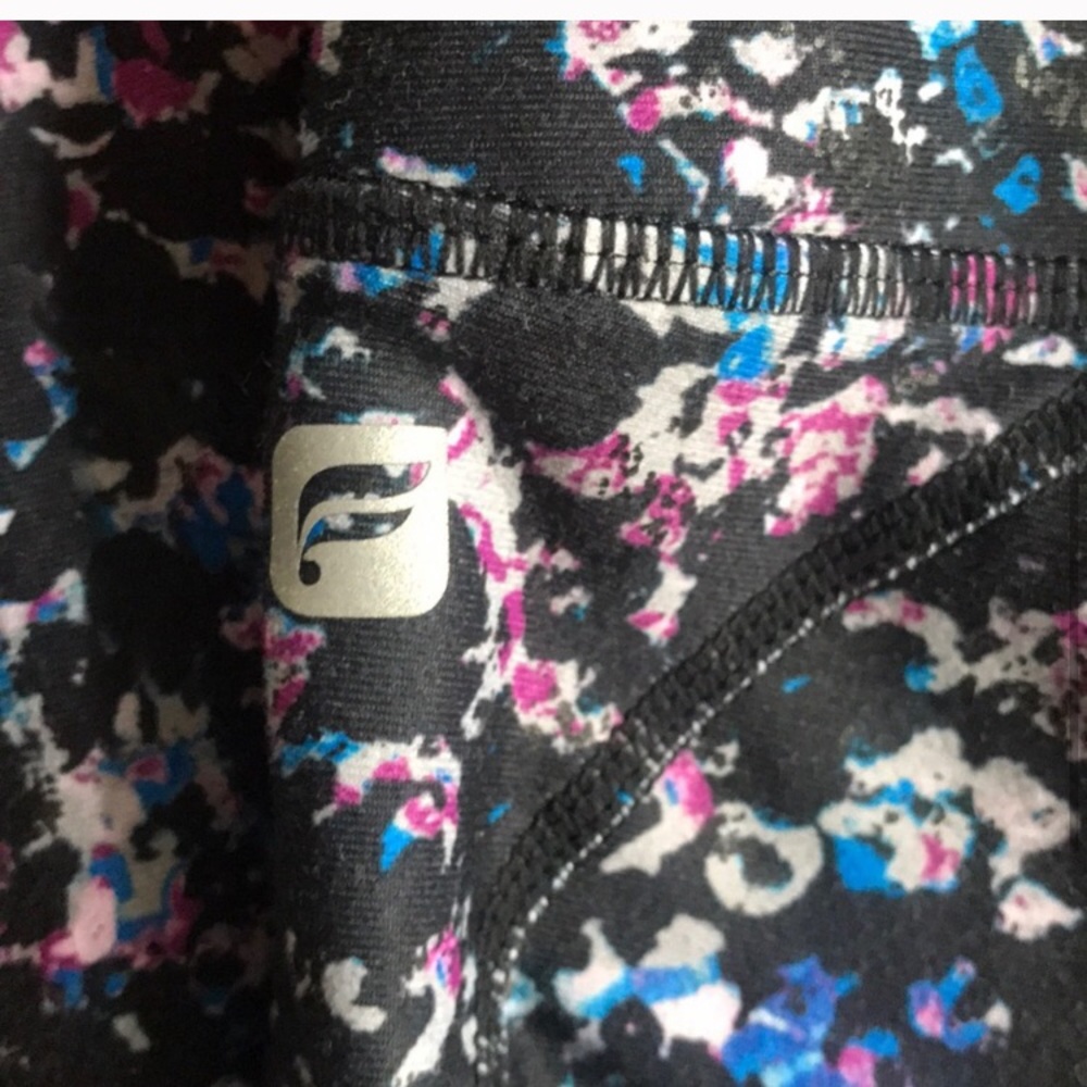 Fabletics Multi Colored Workout Leggings Medium - Picture 2 of 2